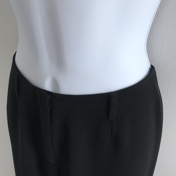 Sisley Black Straight Cut Lightweight Summer Pants Y2K 90’s - Picture 7 of 16